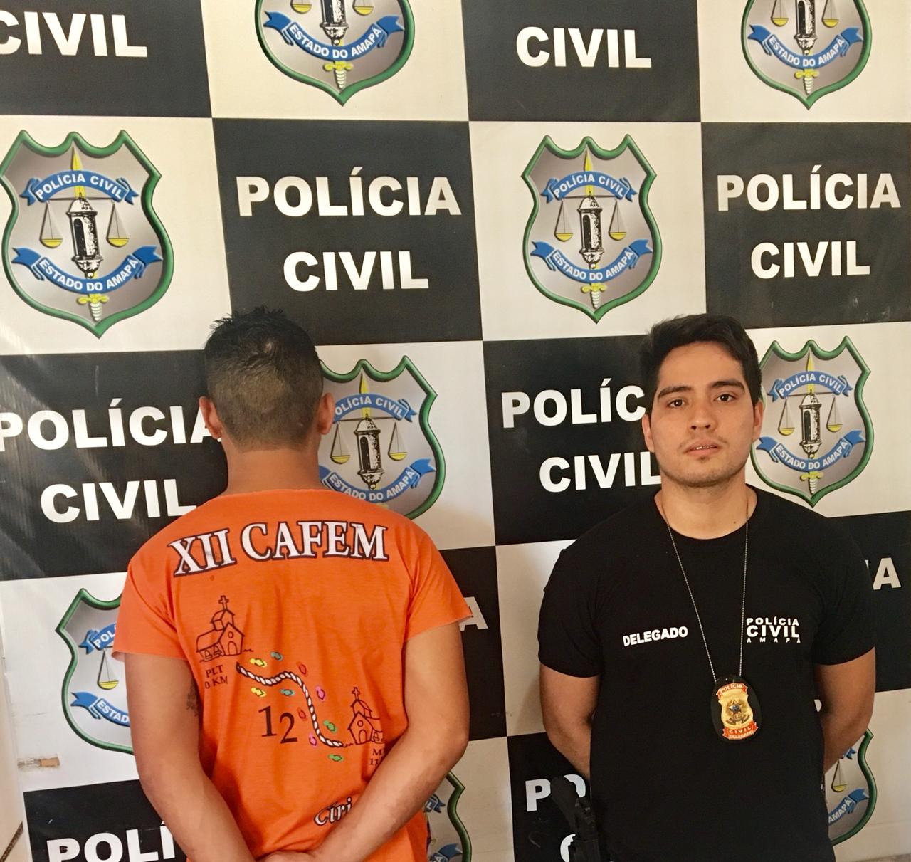 Polícia Civil prende um homem em Laranjal do Jari
